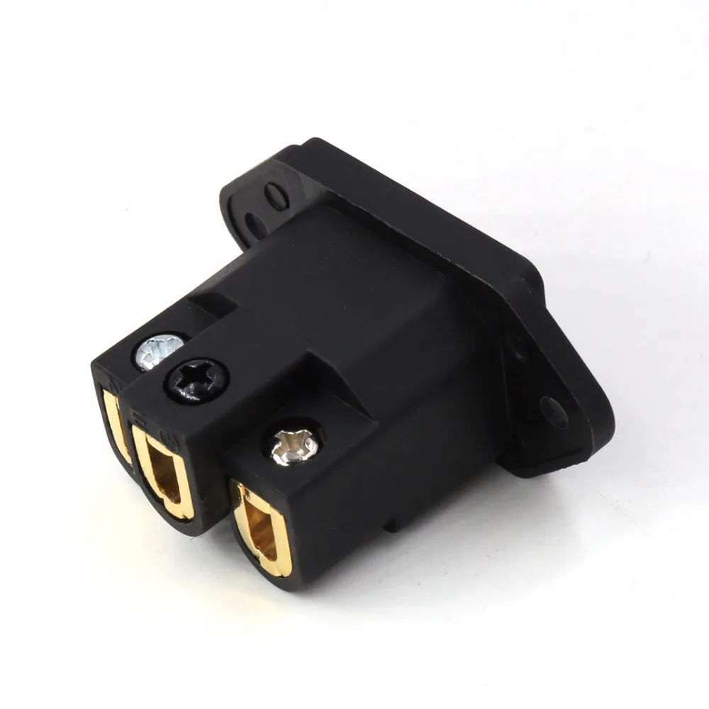 2 шт. входная розетка из чистой меди с золотым покрытием HIFI|viborg audio|power cord audioaudio power |