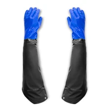 Перчатки для мытья автомобиля водонепроницаемый, с длинными рукавами резиновый латекоконный мытье бытовые инструменты очистка Силиконовая щетка для машины