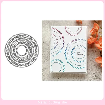 

Metal Cutting Dies Round Hollow Lace set Die Scrapbooking Embossing Paper Craft Album Cards Punch Art cutter die 2019