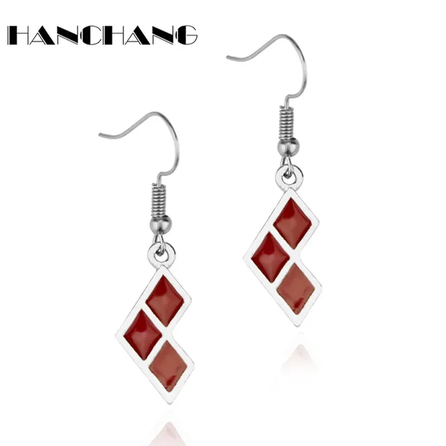 Squad Harley Quinn Earrings Stainless Steel Drop Squad Harley Quinn Earrings Stainless Steel Drop For Women Funny Earring