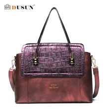 DUSUN Crocodile Texture Femmes D’épaule Sacs De Mode Gradient Couleur Sac À Main Femmes Alligator Fille Messenger Sac Dames Totes