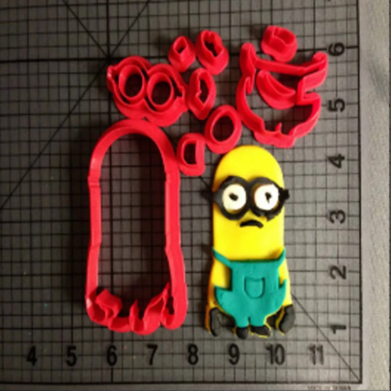 Популярная пленка мультяшный персонаж желтый цвет сделанный 3D Печатный резак