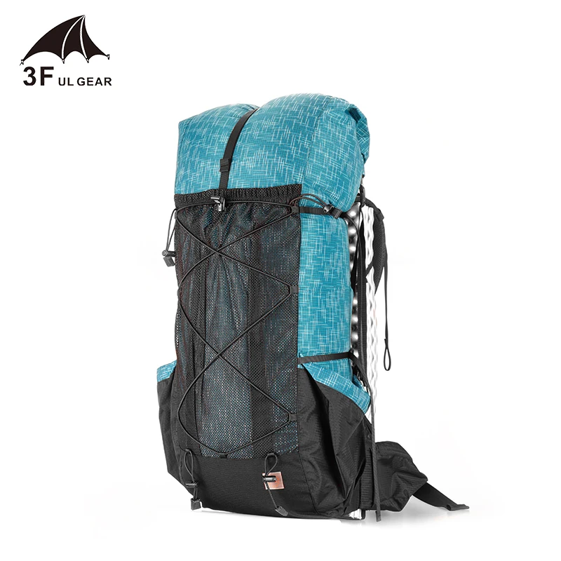 3F UL equipo resistente al agua senderismo mochila ligero Camping Pack viaje montañismo mochila senderismo mochilas 40 + 16L - 2