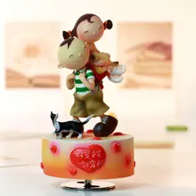 Вращающаяся Милая музыкальная шкатулка подарок на день рождения для девушки подарки на свадьбу и Рождество в украшения дома