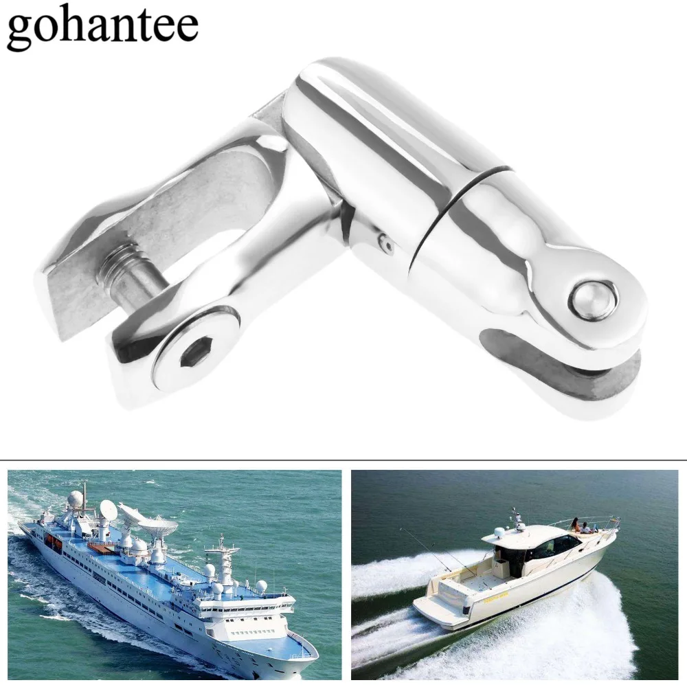 

Stainless Steel For 1/4 To 5/16" Chain Anchor Pin Universal Boat Anchor Double Swivel Connector Boat Accessories Marine Hardware
