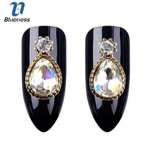 Blueness 10Pcs/lot 3D Rhinestones Nails Art Decorations Jewelry Design UV Gel Nail Metal Studs Accessories for DIY Manicure Blueness 10Pcs/lot 3D Rhinestones Nails Art Decorations Jewelry Design UV Gel Nail Metal Studs Accessories for DIY Manicure