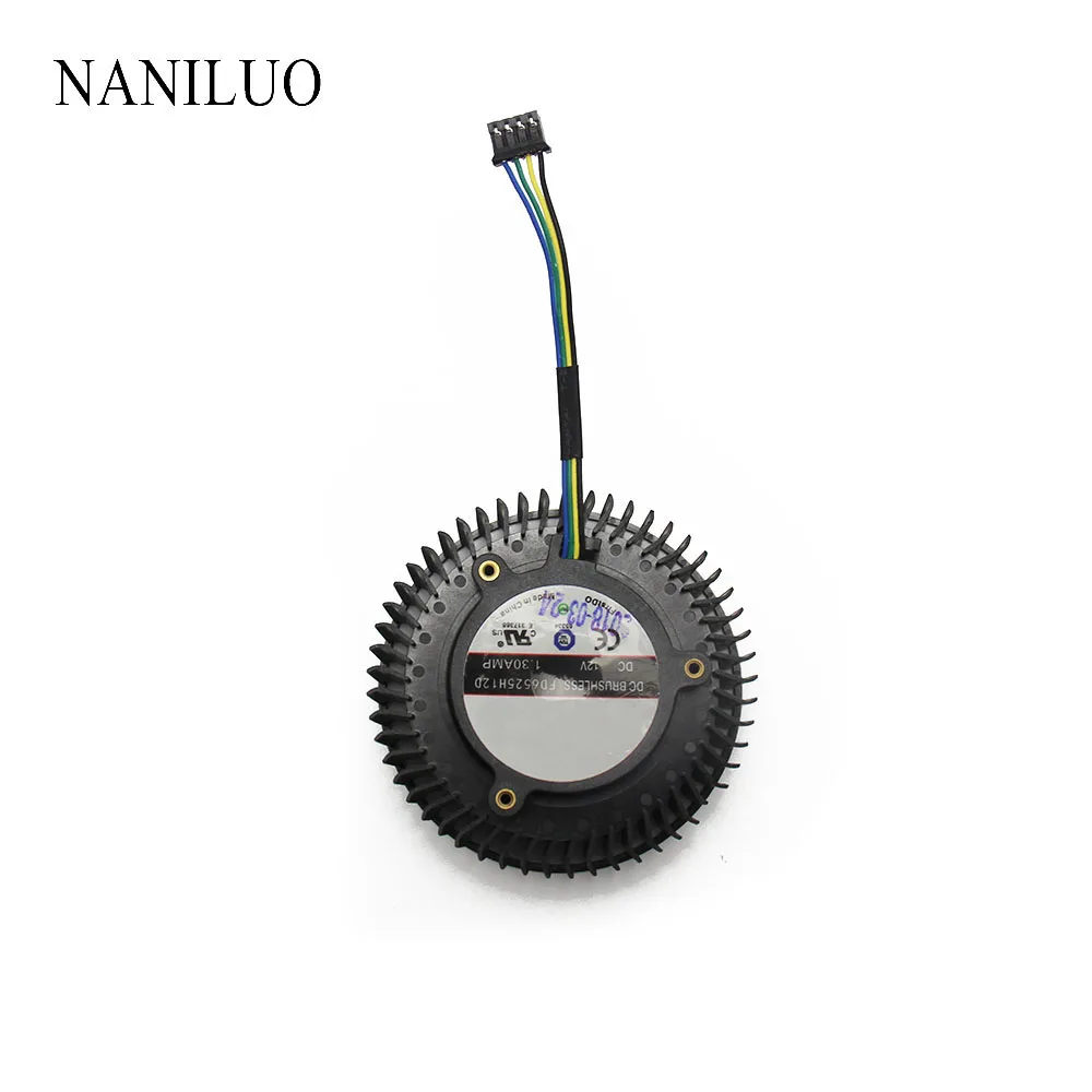 new original FD6525H12D DC12V 1.30AMP 4PIN For ASUS TURBO GTX1070 1070TI GTX1080 GTX1080TI Graphics Card Cooling Fan