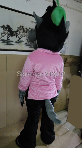 Beste Cosplay kostuums Roze Kleding Wolf Mascotte Kostuum Partij Kostuums Volwassen Grootte Fancy Dress Pak Gratis Verzending