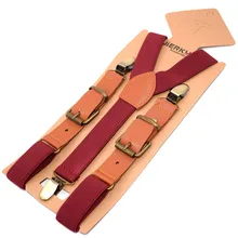 1 ''ширина 29,5'' Длина Детские подтяжки брюки подтяжки Детские подтяжки y-обратно Форма брюки Suspensorio Эластичный ремешок 7 цвета