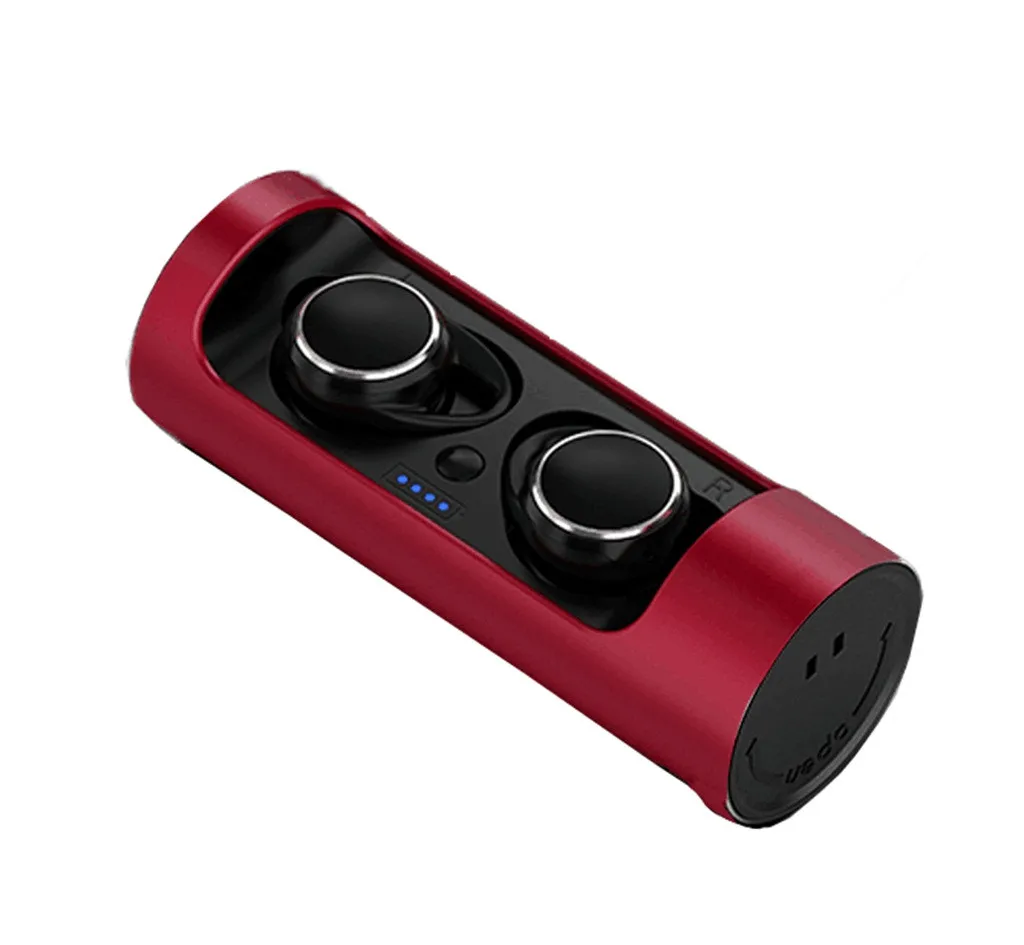 Спортивные наушники-вкладыши, беспроводные наушники без шнура для samsung gear iConX SM-R, беспроводные Спортивные bluetooth наушники с микрофоном - Цвет: Красный