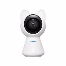 ESCAM camera wifi QF509 Cat 1080P/2MP HD WiFi IR Alarm Pan/Tilt security IP camera baby monitor