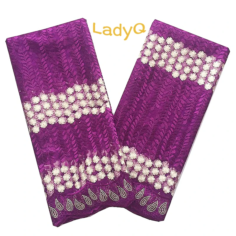 

LadyQ Magenta Tulle Lace Fabric 2018 Multicolor African Lace 17 Colors To Choose French Laces Fabrics High Quality Tulle French