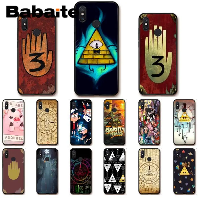 

Babaite Cartoon Gravity Falls Anime Customer Phone Case For xiaomi mi 8se 6 mi8lite note2 note3 mix2 max2 max3 funda