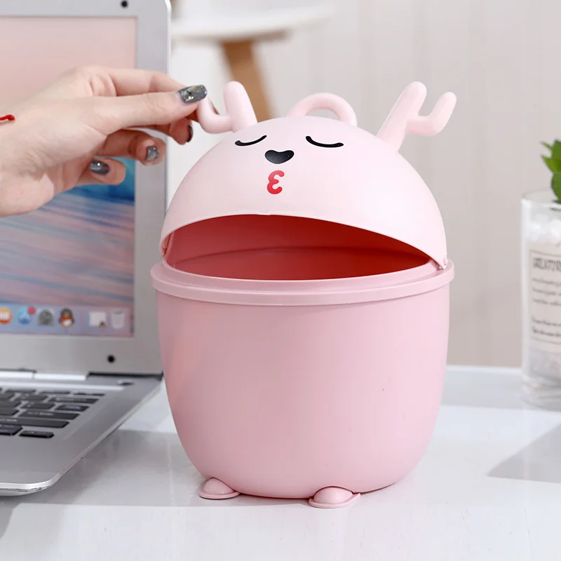Пластиковая мини корзина для мусора с рисунком из мультфильма|Мусорные баки| |