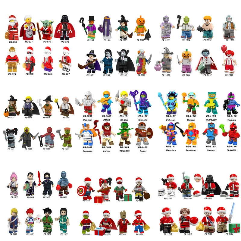 3000 random legoer bricks original anime super hero life big explosion immediately style Blind box give child toy