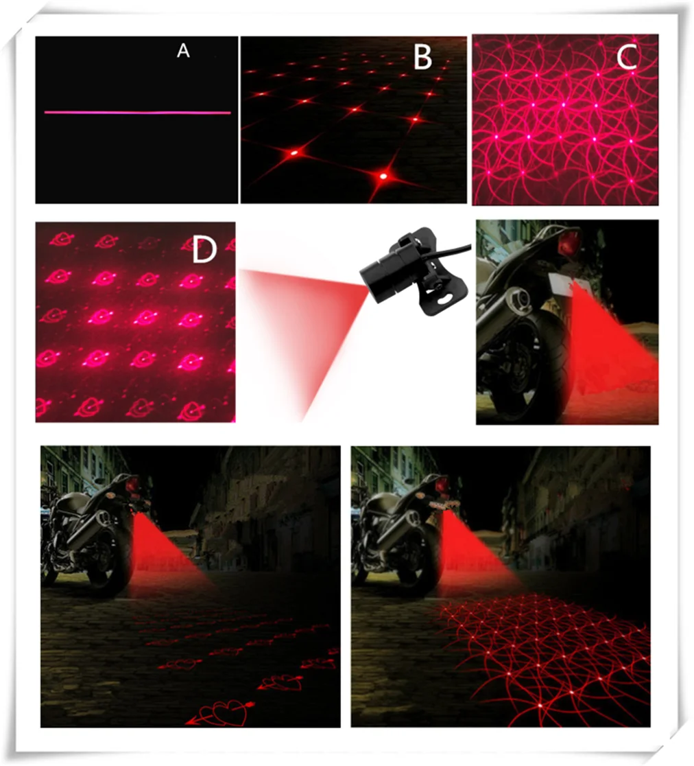 

Universal Personality Light LED Motorcycle Laser Fog Light for Ducati MONSTER 400 620 MTS 695 696 796 S2R 800 DaRk