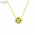 OL-Style-Round-Pendant-Necklace-White-Cubic-Zircon-Four-Leaf-Flower-Necklace-Rose-Gold-Plated-Short.jpg_200x200