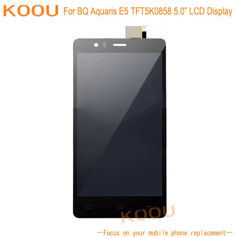 

For BQ Aquaris E5 TFT5K0858 LCD Display +Touch Screen Digitizer Assembly Replacement For BQ Aquaris E5 TFT5K0858 With Frame