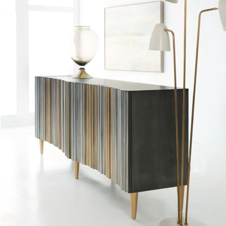 

180cm Length Sideboard / Gilted Wood Feet