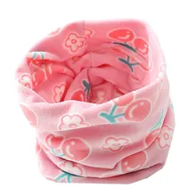 Осенне-зимний детский хлопковый шарф, красивые шарфы для мальчиков и девочек, детский шарф с круглым вырезом, Детский плюшевый воротник, теплый детский шейный платок