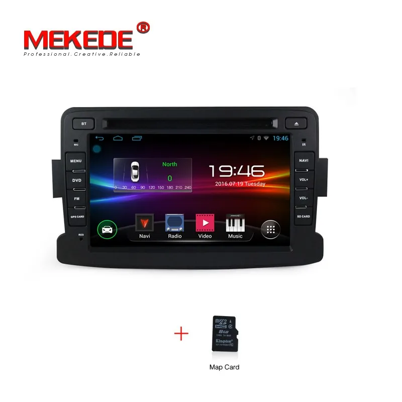 7inch 1024 600 screen Android 1DIN Car DVD For RENAULT DUSTER LOGAN LADA XRAY SYMBOL DACIA