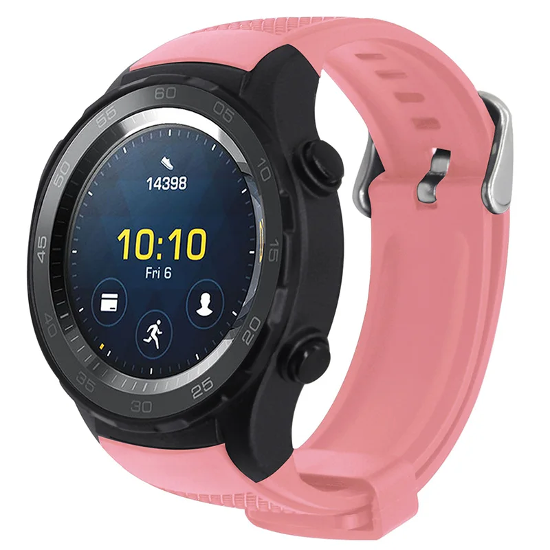 Ремешок силиконовый для Samsung Gear s2 резиновый спортивный браслет Galaxy Watch 42 мм Huawei