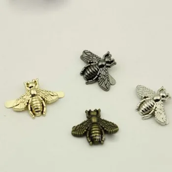 

20 pcs/ lot luggage bag hardware accessories diy metal Little bee decorated buckle shoe ornament adornment hardware accessories