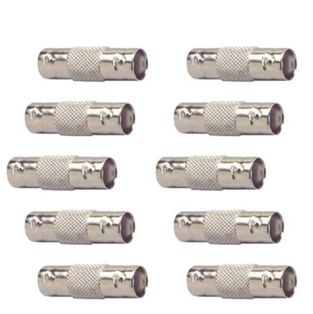 10pcs BNC Female To Female Inline Coupler Coax BNC Connector Extender for CCTV Camera Security Video Surveillance System