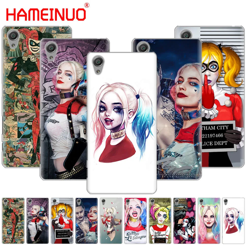 

HAMEINUO Harley Quinn Suicide Squad Cover phone Case for sony xperia C6 XA1 XA2 XA ULTRA X XP L1 L2 X compact XR/XZ/XZS PREMIUM