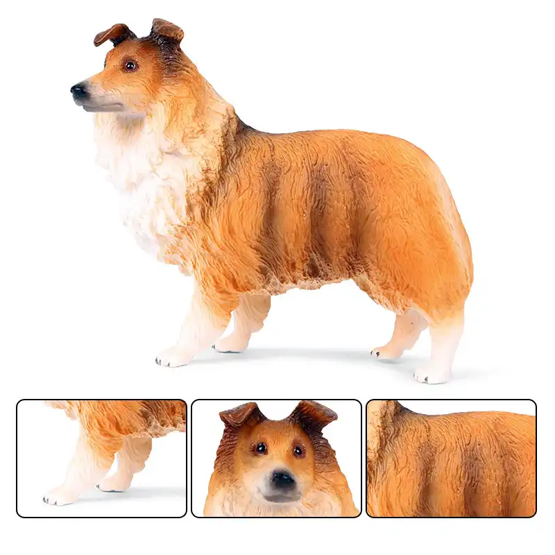 Yeahibaby Figura Decorativa De Perro Pastor Aleman De Simulacion De Animal Estatico Para Ninos Y Ninos Articulos De Fiesta Manteles Y Centros De Mesa