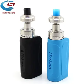 

Electronic cigarette SXK Sword 50w Kit Box mod Kit Vape Vaporizer 1500mah Battery 510 Metal Body 3.0ml Atomizer Smoke Pen vape