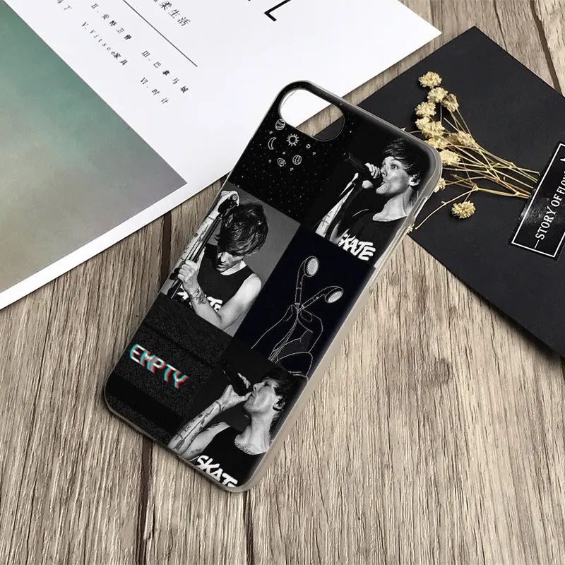 Louis Tomlinson Coque Fashion Cover Shell For Apple iPhone 4 4s 5 5s Se 6 6Plus 6s 6sPlus 7 Plus 8 8Plus X Phone Case