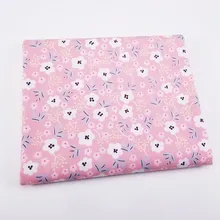 Хлопковые, в стиле пэчворк, саржевая ткань с цветочным принтом из хлопка из ткани, шитье ручной работы Материал собственноручных натуральный хлопок ткань для платья