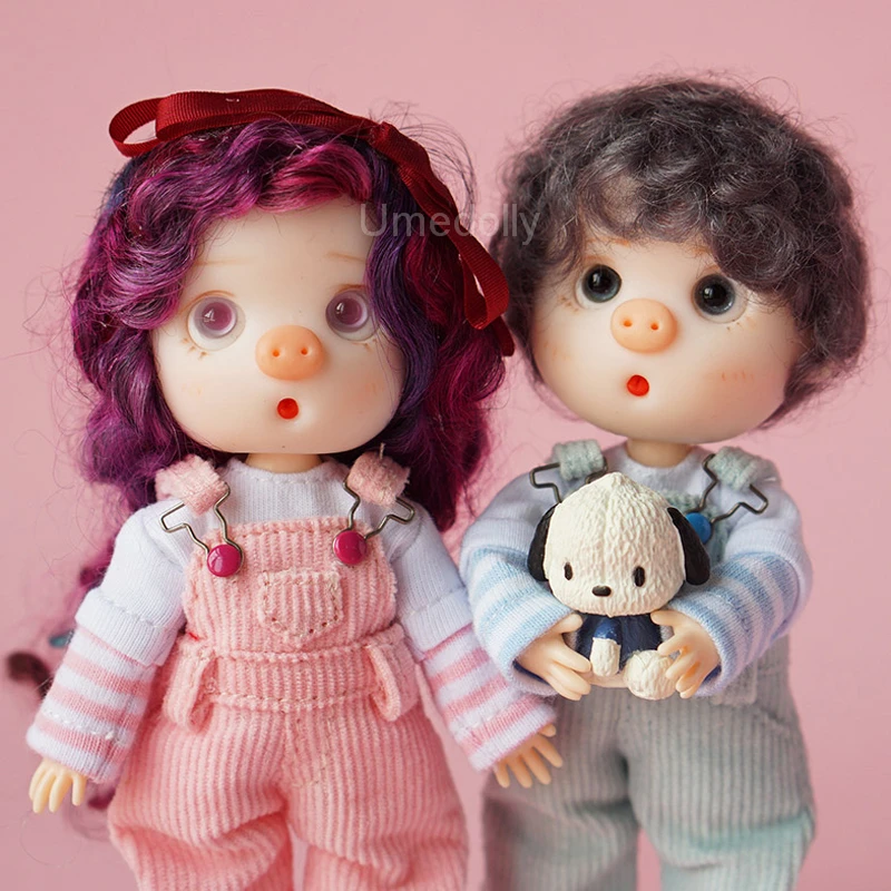1 шт. Милая футболка с длинными рукавами для куклы Obitsu 11 OB11 1/12 BJD аксессуары