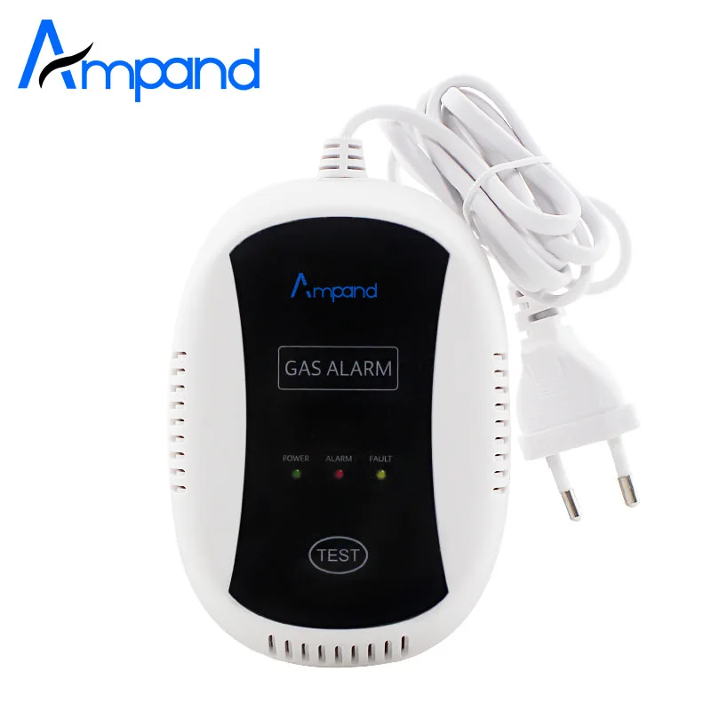 

Ampand 433mhz Frequency wireless Coal Gas Leakage Detector Monitor Alarm Sensor Household gas alarm for home security
