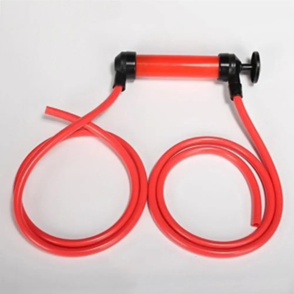 Buy Portable Manual Oil Pump Siphon Tube Hose Liquid