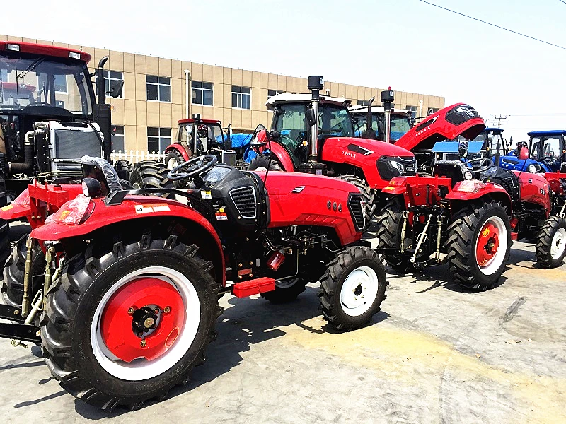 new style 60hp customizable multifunctional 4 wheel drive 60hp tractor farm tractor with cheap price and Hot Overseas