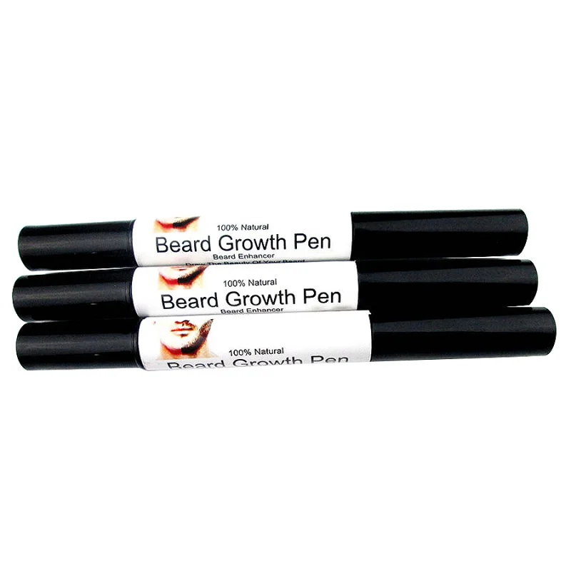 Fast Beard Whiskers Mustache Beard type growth pen Fast Effective Easy to Use spray Shape Drawing 5
