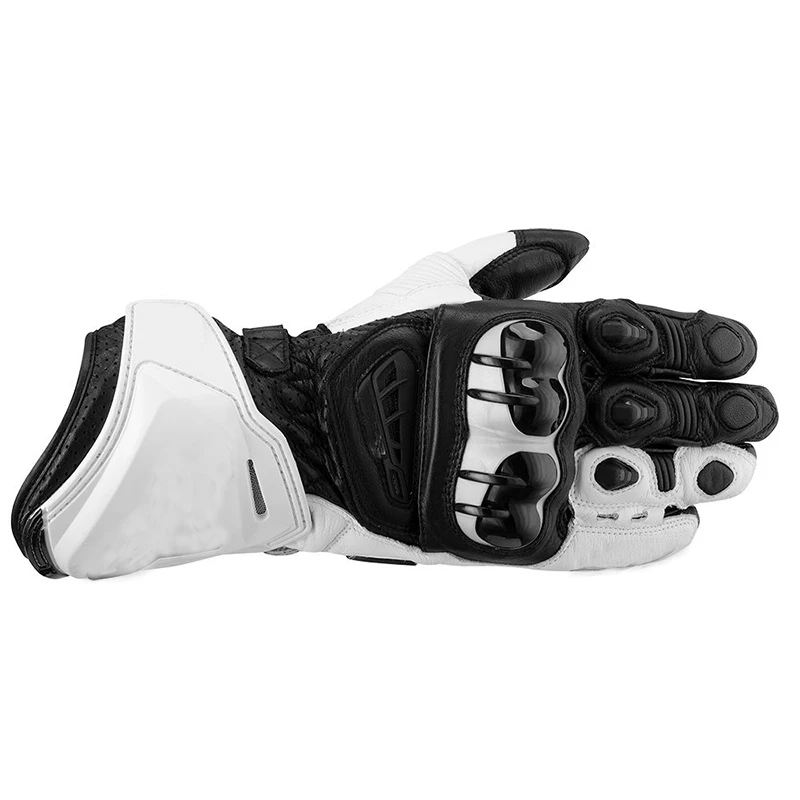 

Motocross Leather Long Gloves Moto GP M1 Team Racing Driving PRO Motorcycle Gloves
