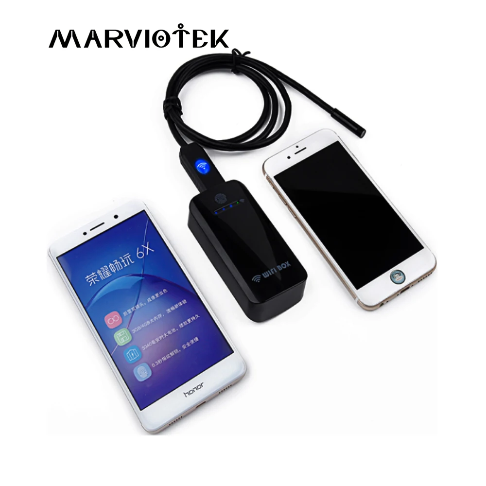 Камеры эндоскопа Wi Fi 7 мм Диаметр андроид эндоскоп hd IOS iphone эндоскопическое