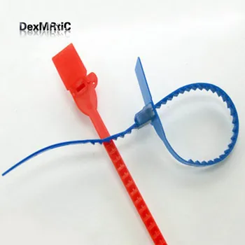 

40pcs Wide firm 7.2mm width Plastic tightening security wire seals Security logistics container seals Container truck seals