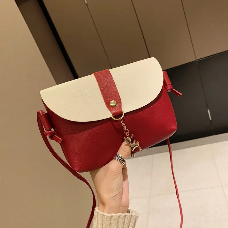 

Single shoulder phone package edition fashion oblique cross pendant small bag female mini packet of 2019 new female contracted