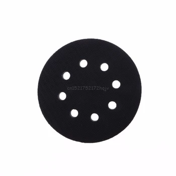 

5 Inches 8-Hole Soft Sponge Interface Pad for Sanding Pads Hook Loop Sanding Discs for Uneven Surface Polishing Power A26 19