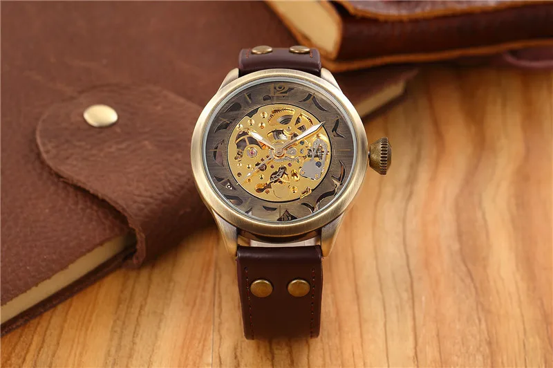 SKELETON MECHANICAL WATCH MEN-2