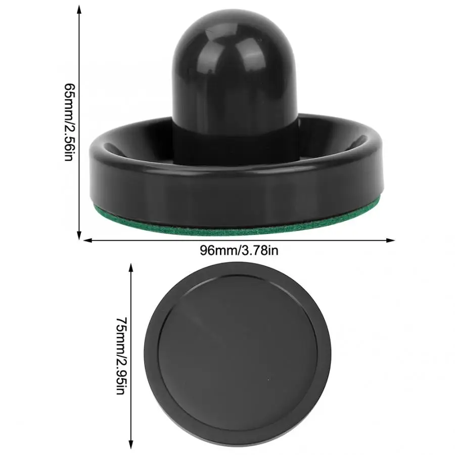 96 мм хоккейные биты пластиковые воздушные хоккейные биты шайбы Набор Сменные для настольные игры воздушный хоккейная экипировка