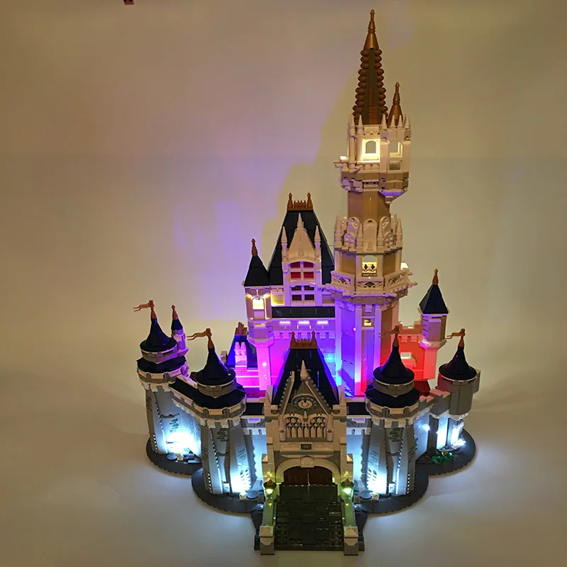 Набор со светодиодной подсветкой для Lego Building City Street 71040 For 16008 Золушка принцесса