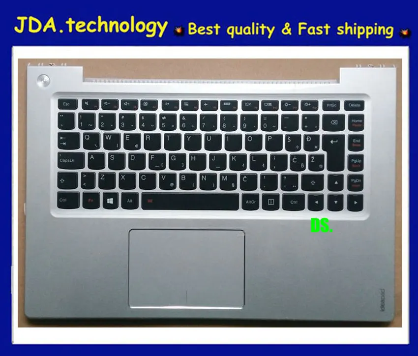 Wellendorff / C чехол для lenovo U330 U330P EU клавиатура ободок Упор для рук верхний корпус, серебристый
