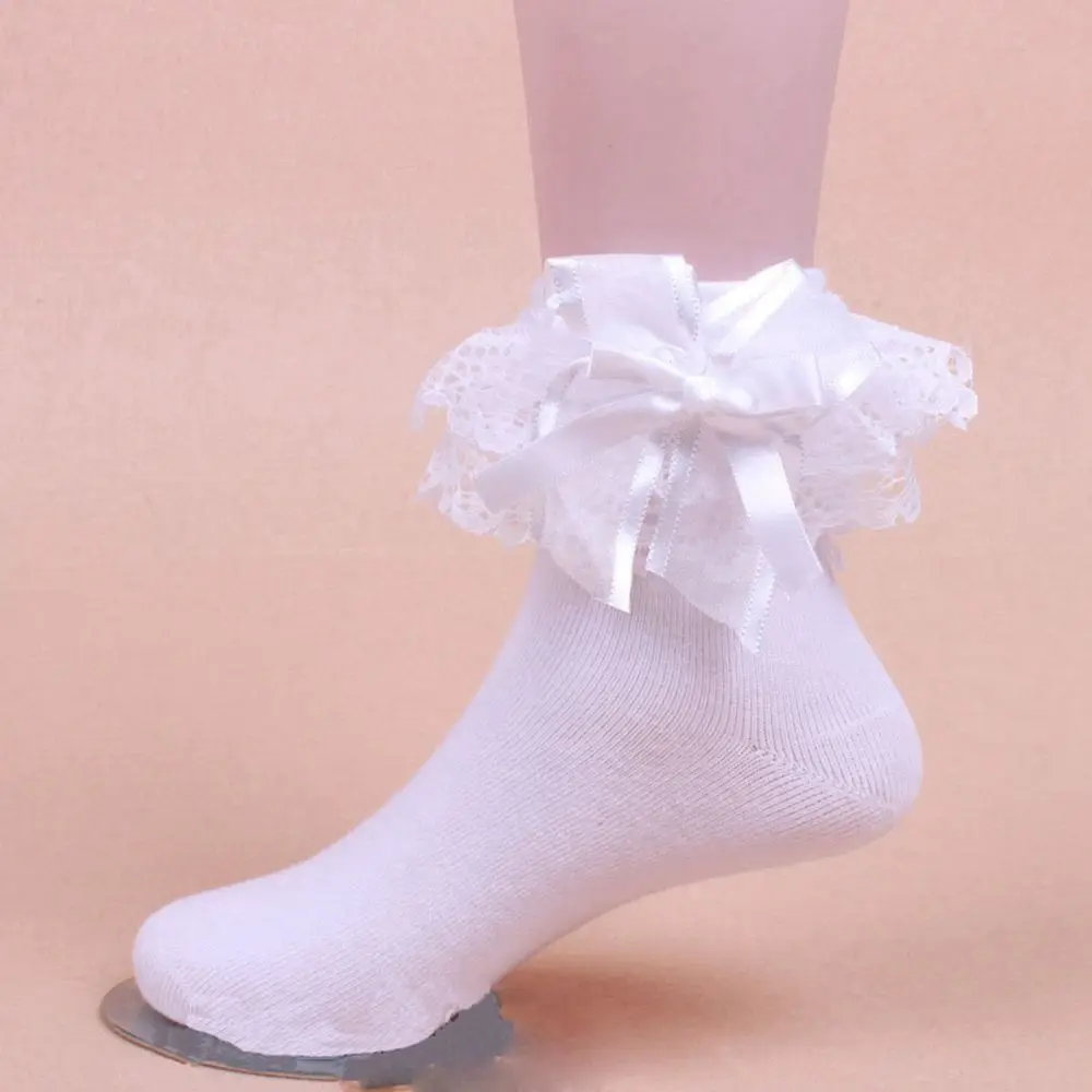 little girl lace ruffle socks