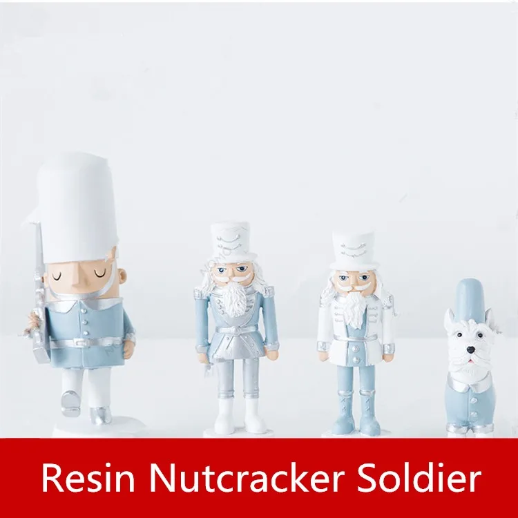 New pattern European style Nutcracker Soldier birthday gift desktop Ornament Resin handicraft | Дом и сад