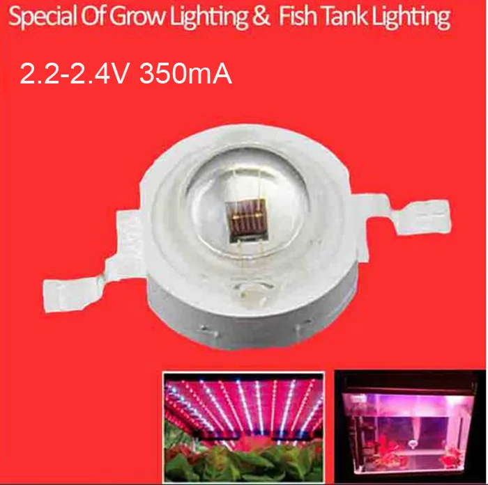 Grow LED Diodes 660nm 2.0 2.4V 20 40lm Special Of LED Grow Lighting